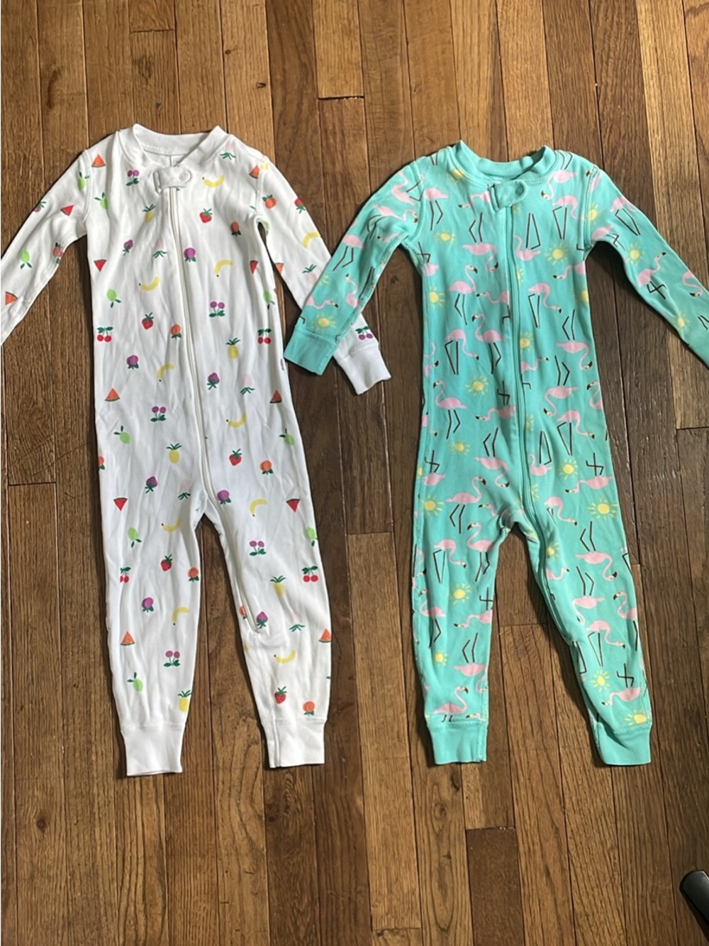 Hanna Andersson Zip up 3T Pajama Bundle